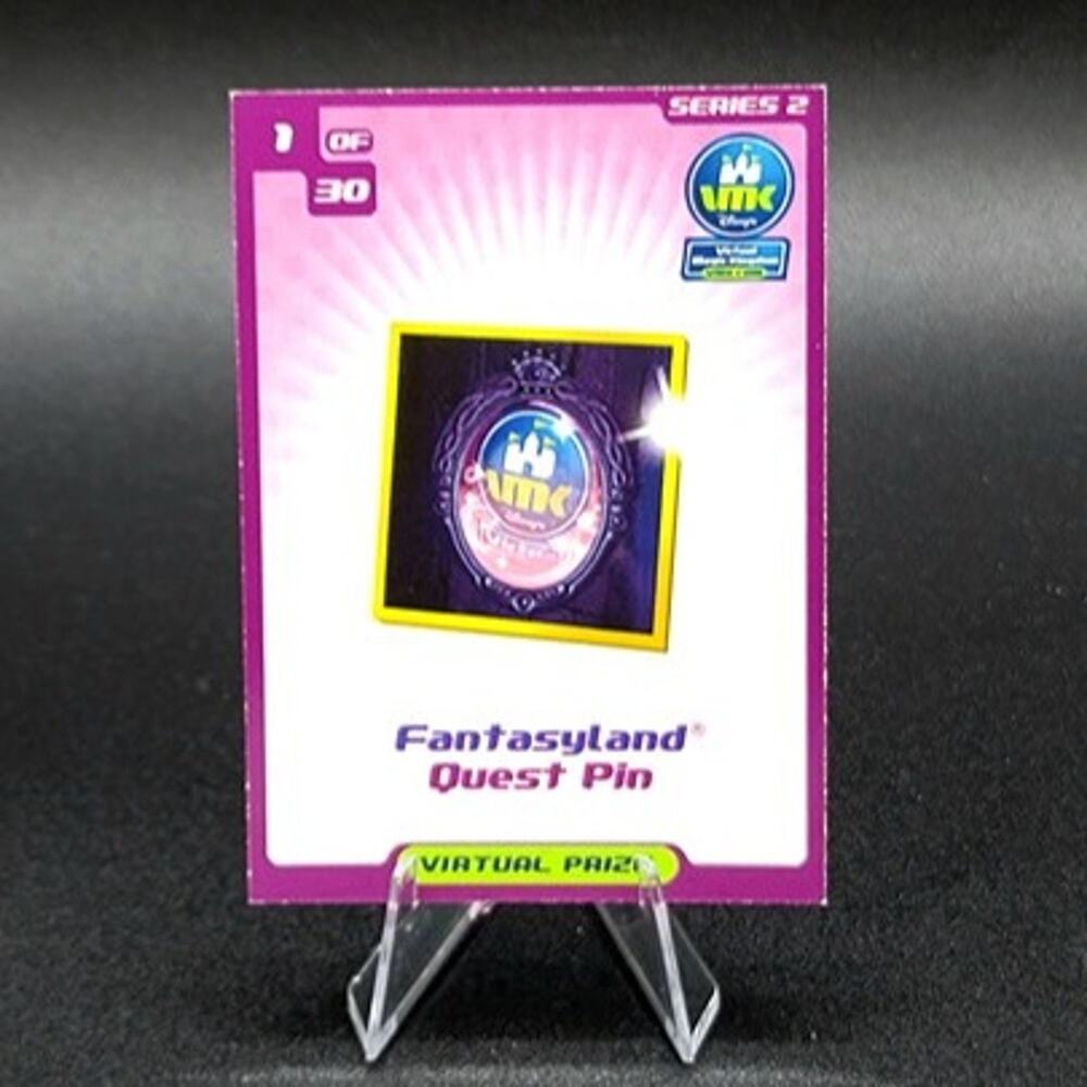 Virtual Magic Kingdom VMK Fantasyland Quest Pin
